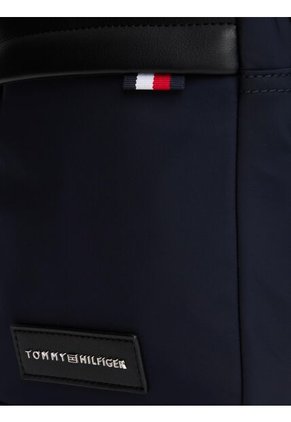 Bolso Azul Reporter Con Parche De Logo Tommy Hilfiger