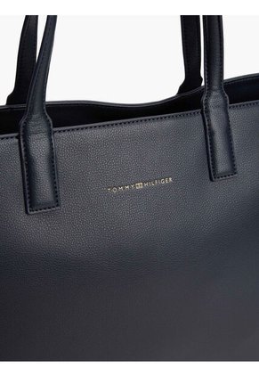 Bolso Azul Tote Con Logo Tommy Hilfiger