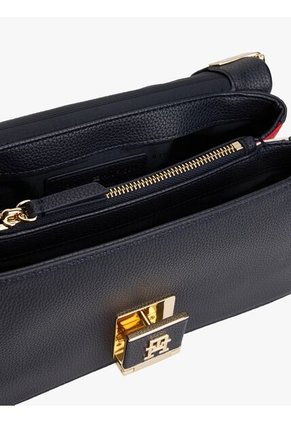 Bolso Azul Mensajero Con Cinta Distintiva Tommy Hilfiger