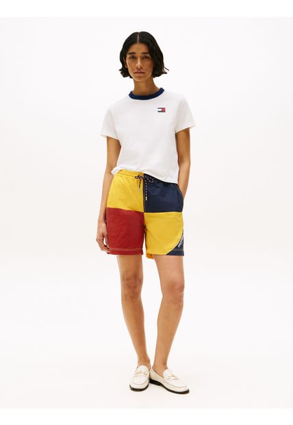 Camiseta Blanca Con Logo Trasero Hilfiger Sailing Tommy Hilfiger