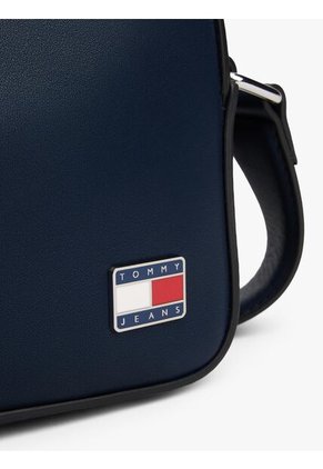 Bolso Azul Cruzado Con Insignia Del Logo Tommy Hilfiger