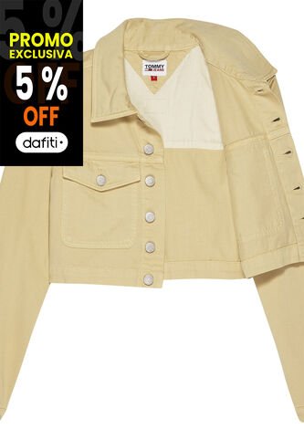 Chaqueta Tommy Jeans Para Mujer Amarillo Tommy Jeans Tommy Hilfiger