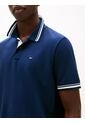 Polo Azul De Corte Regular Ribeteado Tommy Jeans de Tommy Hilfiger