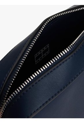 Bolso Azul Cruzado Con Insignia Del Logo Tommy Hilfiger