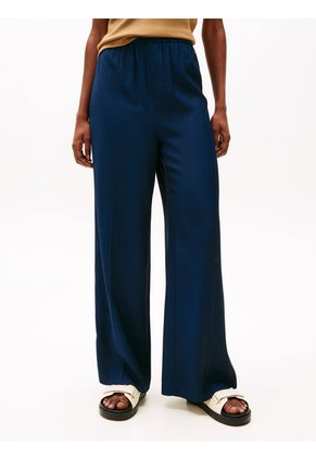 Pantalón Azul Holgado Sin Cierre Tommy Hilfiger