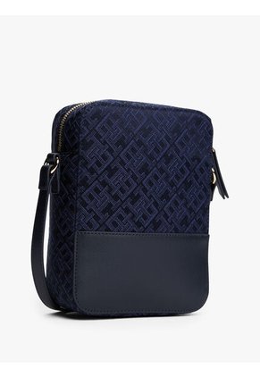 Bolso Azul Crossover Jacquard Tommy Hilfiger
