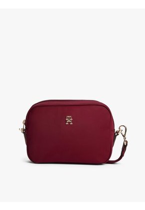 Bolso Rojo Cruzado De Tejido Técnico Tommy Hilfiger
