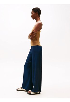 Pantalón Azul Holgado Sin Cierre Tommy Hilfiger