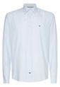 Camisa De Rayas Verticales Con Corte Informal Azul Tommy Hilfiger de Tommy Hilfiger