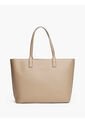 Bolso Beige Tote Con Logo Tommy Hilfiger de Tommy Hilfiger