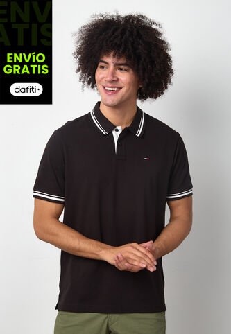 Polo TOMMY HILFIGER Negro Tommy Hilfiger