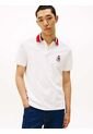 Polo Blanco En Piqué De Corte Regular Tommy Hilfiger de Tommy Hilfiger
