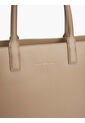 Bolso Beige Tote Con Logo Tommy Hilfiger de Tommy Hilfiger