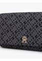 Bolso Negro Mensajero Hilfiger Icon De Jacquard Tommy Hilfiger de Tommy Hilfiger