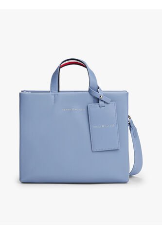 Bolso Azul Tote Cruzado Y Etiqueta Tommy Hilfiger Tommy Hilfiger