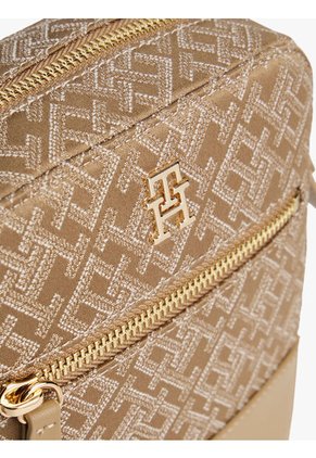 Bolso Beige Crossover Jacquard Tommy Hilfiger