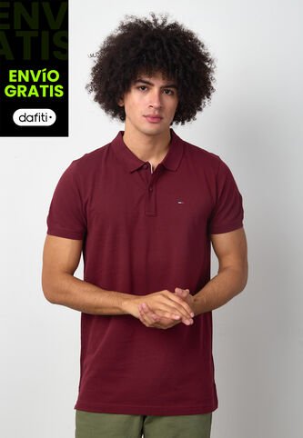 Polo TOMMY HILFIGER Vinotinto Tommy Hilfiger