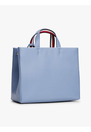 Bolso Azul Tote Cruzado Y Etiqueta Tommy Hilfiger