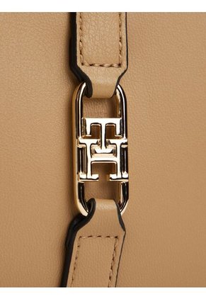 Billetera Beige Plegable Con Monograma TH Tommy Hilfiger