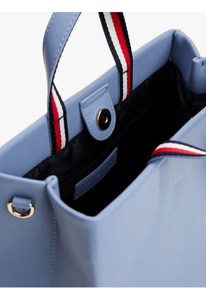 Bolso Azul Tote Cruzado Y Etiqueta Tommy Hilfiger