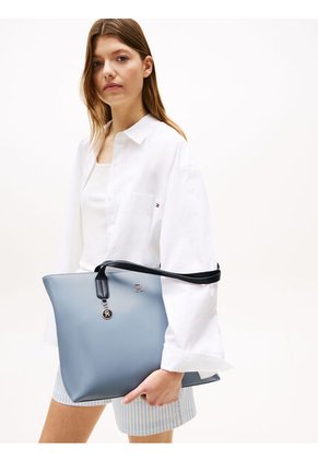 Bolso Azul Tote Latam Charm Tommy Hilfiger