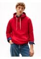 Hoodie Rojo Logo Bordado Tommy Hilfiger de Tommy Hilfiger