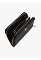 Billetera Negra Con Monograma TH Y Cierre De Cremallera Tommy Hilfiger de Tommy Hilfiger