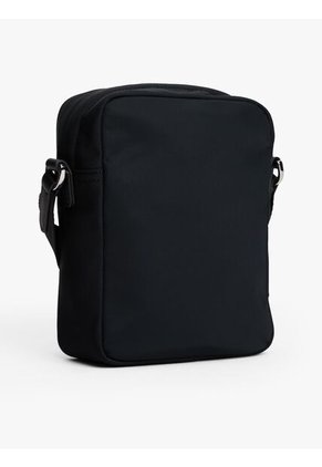 Bolso Negro Reporter Con Parche De Logo Tommy Hilfiger