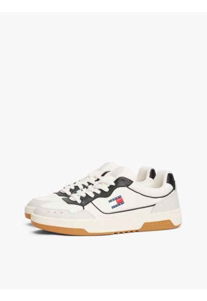 Tenis Blanco De Cuero Con Suela Cupsole Tommy Hilfiger