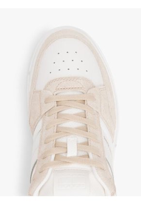 Tenis Beige De Mezcla De Ante Y Suela Cupsole Tommy Hilfiger