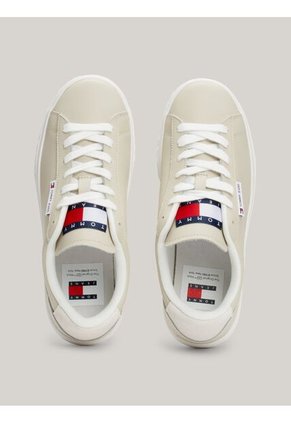 Tenis Multicolor Essential De Cuero Con Logo Tommy Hilfiger