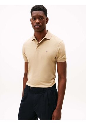 Polo Naranja TH Flex De Corte Regular Tommy Hilfiger