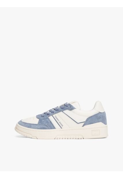 Tenis Azul De Mezcla De Ante Y Suela Cupsole Tommy Hilfiger