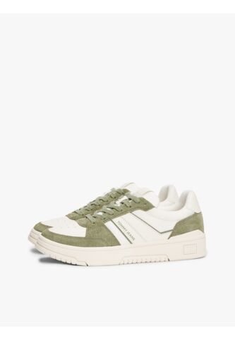 Tenis Verde De Mezcla De Ante Y Suela Cupsole Tommy Hilfiger Tommy Hilfiger
