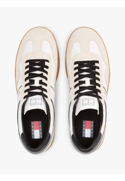 Tenis Blanco The Greenwich De Texturas Mixtas Tommy Hilfiger
