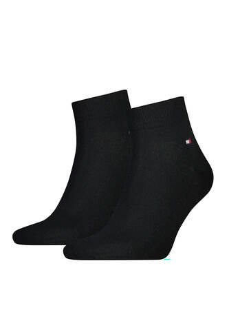Pack Negro De Dos Pares De Medias Tobilleras Tommy Hilfiger Tommy Hilfiger