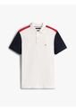 Polo Blanco De Corte Regular Con Diseño Color Block RWB Tommy Hilfiger de Tommy Hilfiger