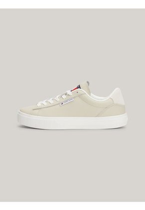 Tenis Multicolor Essential De Cuero Con Logo Tommy Hilfiger