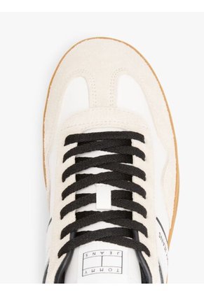 Tenis Blanco The Greenwich De Texturas Mixtas Tommy Hilfiger