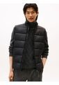 Chaleco Negro De Cuello Alto Acolchado Tommy Hilfiger de Tommy Hilfiger