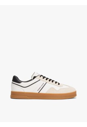 Tenis Blanco The Greenwich De Texturas Mixtas Tommy Hilfiger