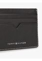 Tarjetero Negro De Cuero Con Logo Tommy Hilfiger de Tommy Hilfiger