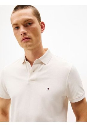 Polo Blanco 1985 De Corte Regular Tommy Hilfiger