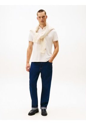 Polo Blanco 1985 De Corte Regular Tommy Hilfiger