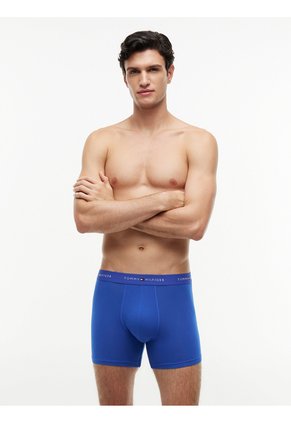 Pack Azul De 3 Boxer Brief Con Logo Tommy Hilfiger