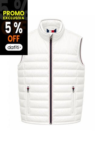 Chaleco Blanco Sin Mangas Con Detalles Distintivos Tommy Hilfiger Tommy Hilfiger