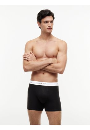 Pack Negro De 3 Calzoncillos Bóxer Signature Tommy Hilfiger