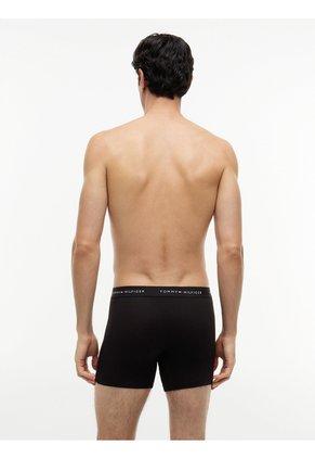 Pack Negro De 3 Boxer Brief Con Logo Tommy Hilfiger