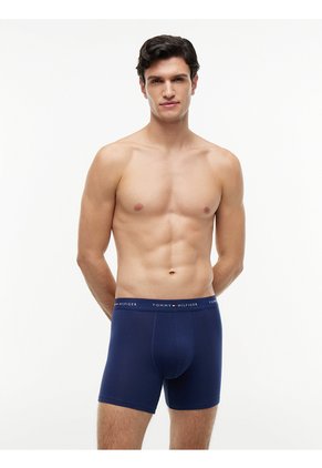 Pack Azul De 3 Boxer Brief Con Logo Tommy Hilfiger