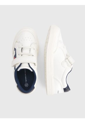Tenis De Niño Cupsole Con Velcro Y Elástico Niño Blanco Tommy Hilfiger